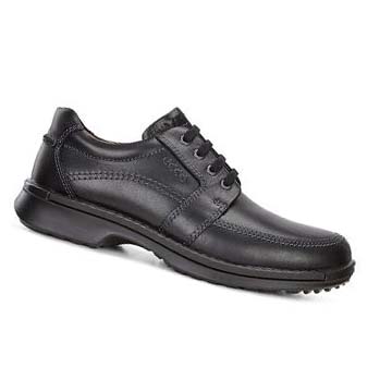 Men's Ecco Fusion Ii Tie Casual Shoes Black | USA 468DFM